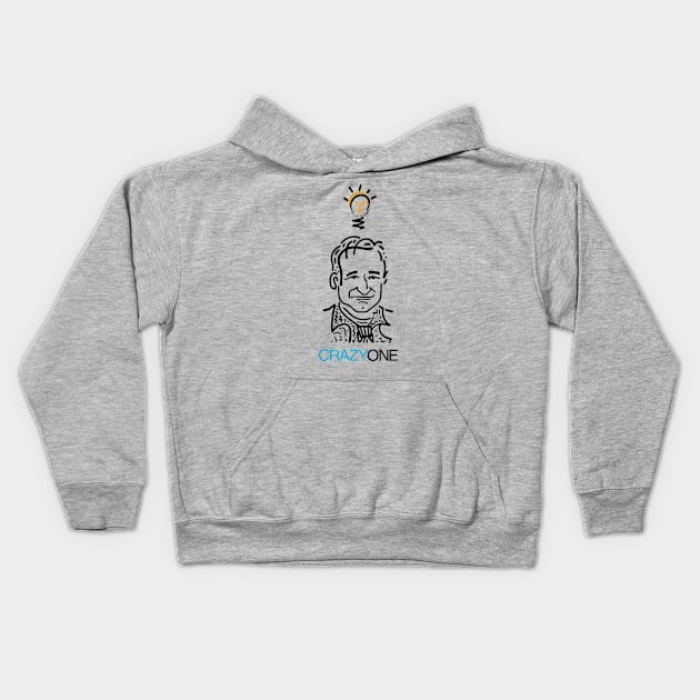 CRAZY ONE Kids Hoodie by Hou-tee-ni Designs